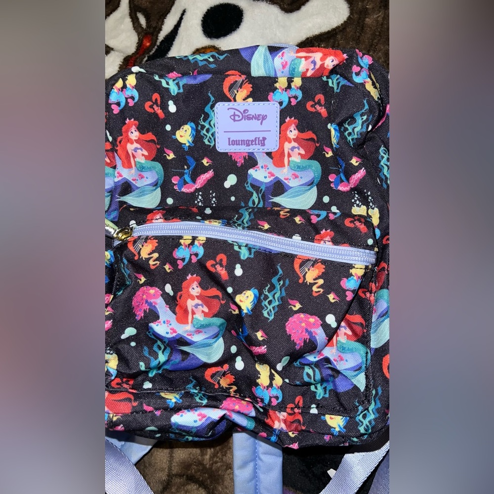 Loungefly Disney Ariel Black Backpack
